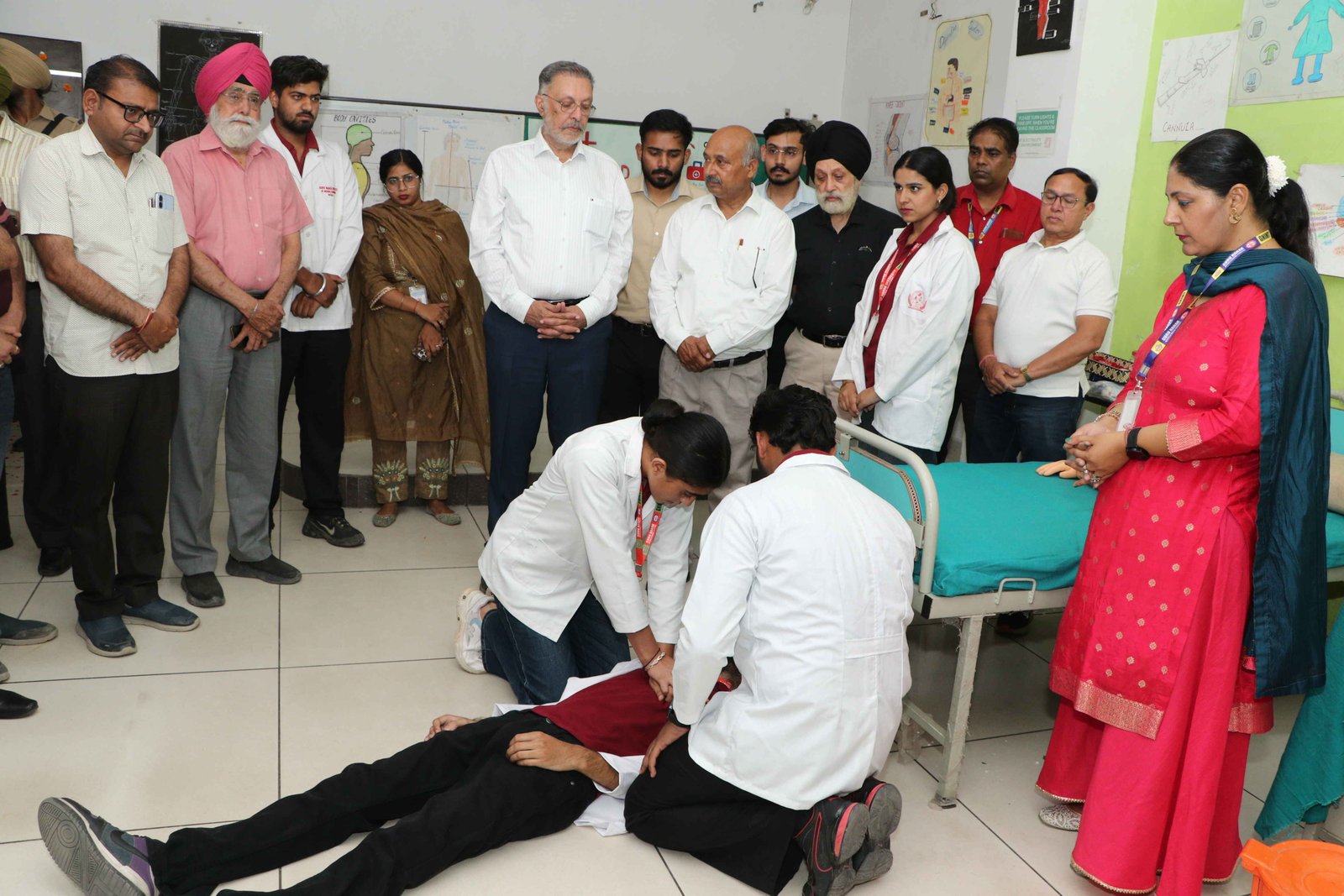 INAUGURATION CEREMONY OF FIRST AID TRAINING CENTRE AND LAB
