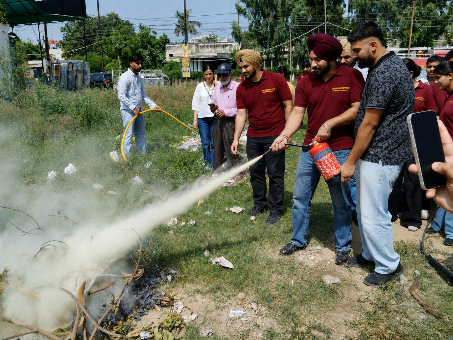 Fire Safety Mock Drill Conducted at GNIMT, Patiala