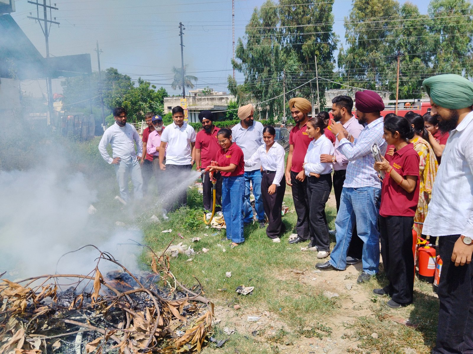 Fire Safety Mock Drill Conducted at GNIMT, Patiala