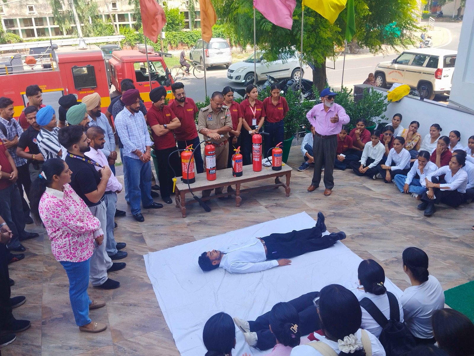 Fire Safety Mock Drill Conducted at GNIMT, Patiala