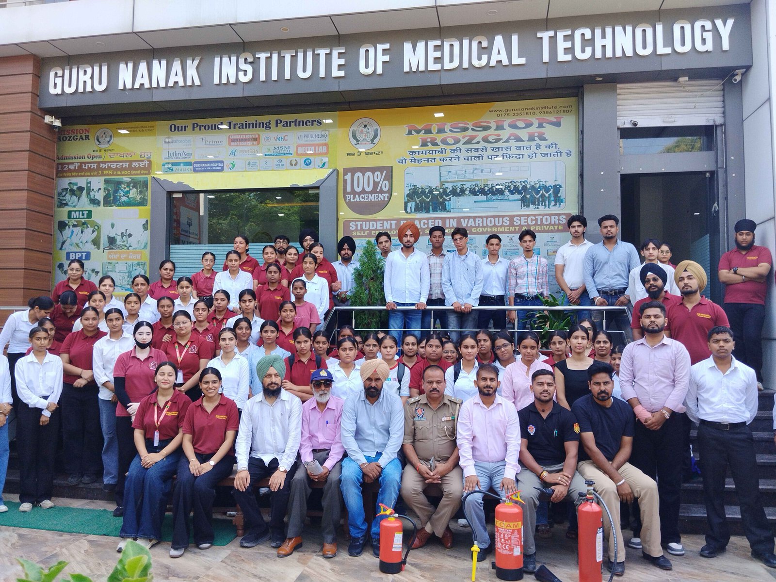 Fire Safety Mock Drill Conducted at GNIMT, Patiala