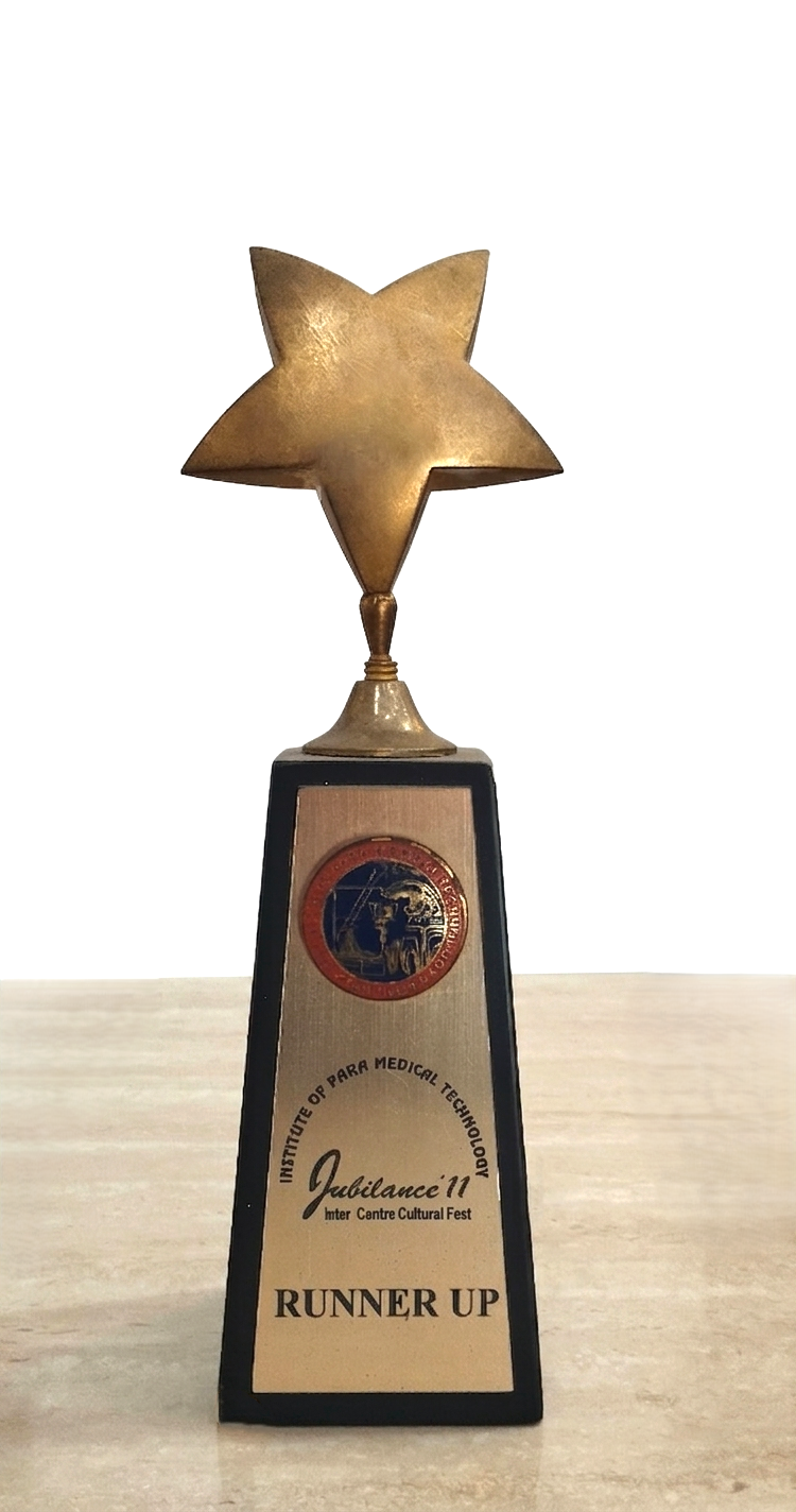 Runner Up trophy awarded during Jubilance '11,