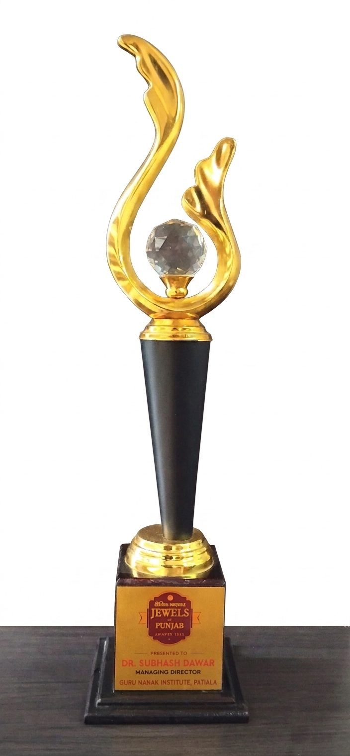 Jewels of Punjab award trophy